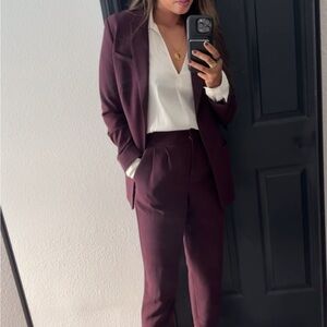 Express Burgundy Blazer